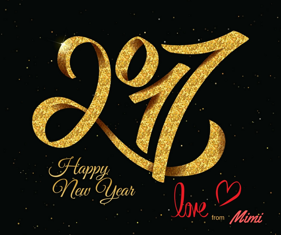 Wishing all my readers a Happy New Year with Love from Mimi