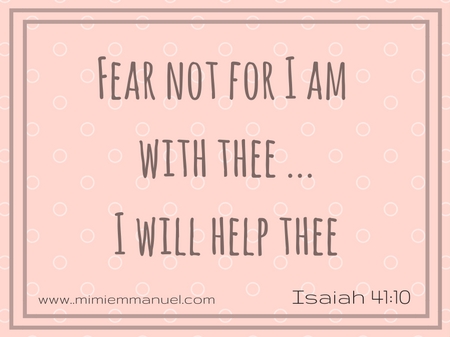 I will help thee Isaiah 41:10